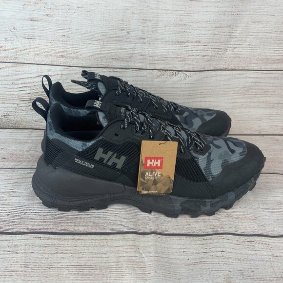Helly Hansen Hawk Stapro Mens Sz 10.5 Trail Running Shoes Black - Picture 5 of 10